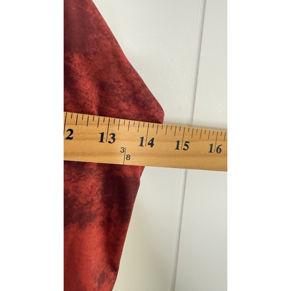 MC Match Club Red Abstract Print Tennis Dress Built In Shorts Pockets Size M - Picture 5 of 10